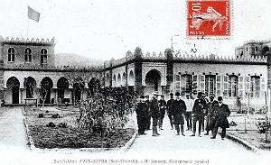 AIN SEFRA - GOUVERNEUR JONNART ET GENERAL LYAUTEY - 1903